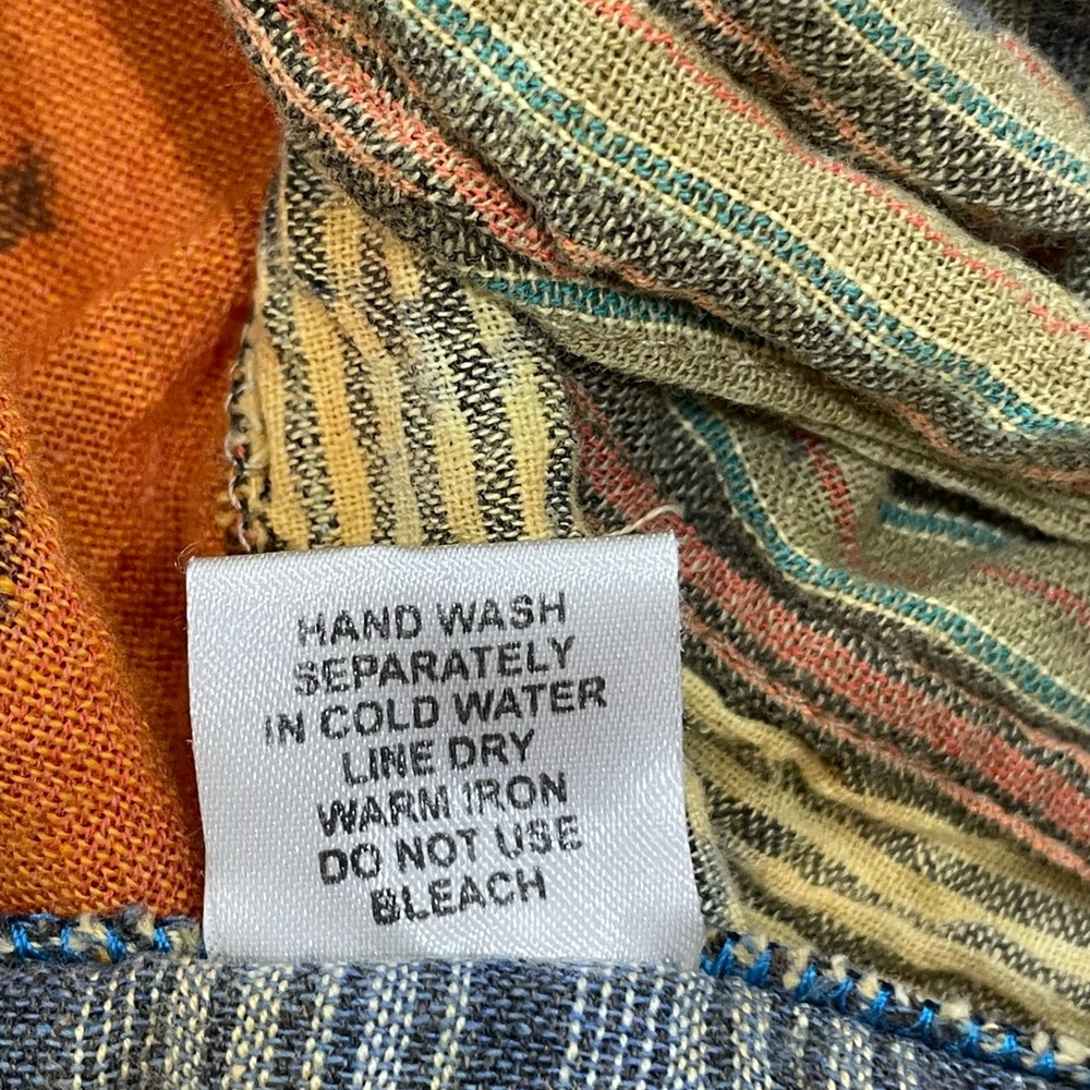 Siddhartha multi-coloured patchwork cotton hoodie… - image 6